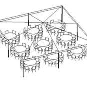 30 x 30 Frame Tent