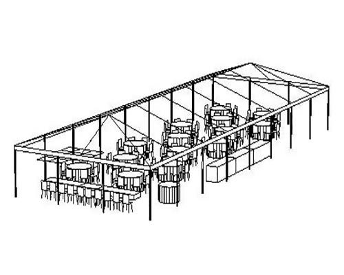 30 x 80 Frame Tent