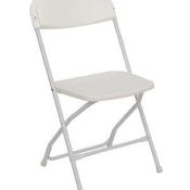 White Samsonite Chair