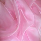 Pink Organza Overlay