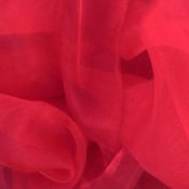 Red Organza Overlay