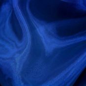 Royal Blue Organza Overlay