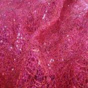 Red Metallic Mesh Overlay
