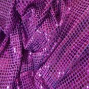 Purple Sequin Applique Overlay