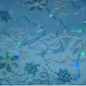 Blue Ribbons & Sequins Linen