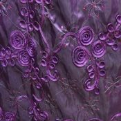 Purple Ribbons & Sequins Linen