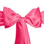 Fuchsia Satin Sash