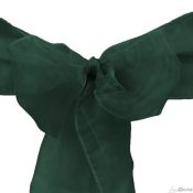 Hunter Green Organza Sash