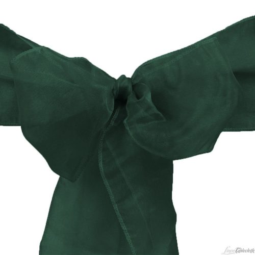 Hunter Green Organza Sash