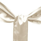 Ivory Satin Sash