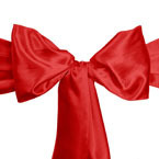 Red Satin Sash