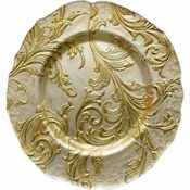 Gold Vanessa Charger