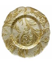 Gold Vanessa Charger