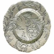 Silver Vanessa Charger