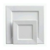 Square White Dinnerware