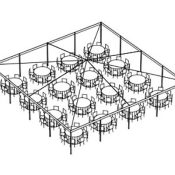 40 x 40 Frame Tent