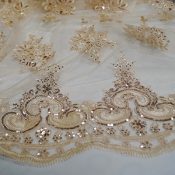 Champagne Venetian Overlay