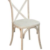 White Wash Vineyard Chair
