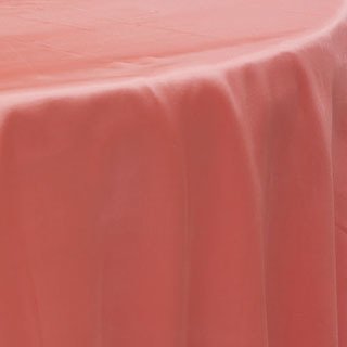 Coral Satin Linen