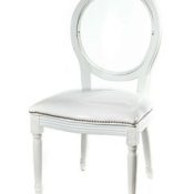White Louis Chair