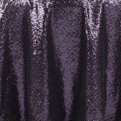 Eggplant Sequins Linen