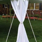 Tent Leg Drape