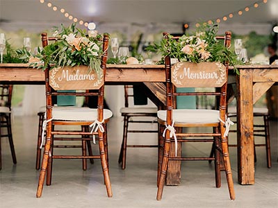 Rustic Chairs for Rent