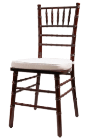 Mahogany Chiavari Chair with Cushion