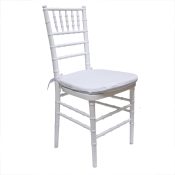 White Chiavari Chair with Cushion