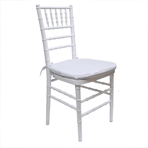 White Chiavari Chair with Cushion