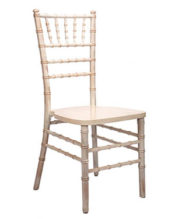 White Wash Chiavari Chair Rentals