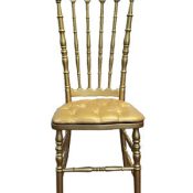Gold Chiavari Throne