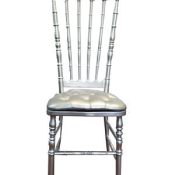 Silver Chiavari Throne