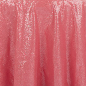 Coral Sequins Linen