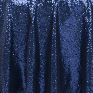 Navy Sequins Linen