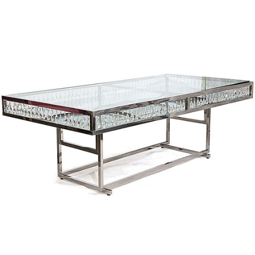 crystal chandelier tables for rent in south florida