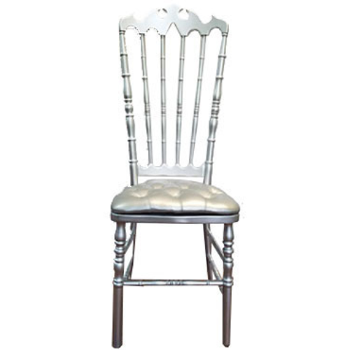 Silver Chiavari Throne