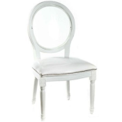 White Louis Chair
