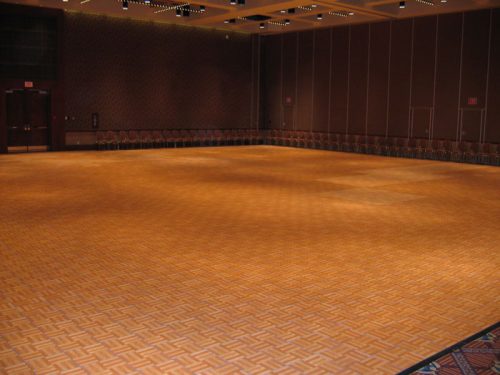 Wood Dance Floor installed at an event