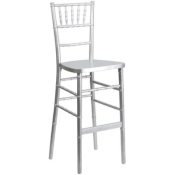 Silver Chiavari Bar Stool