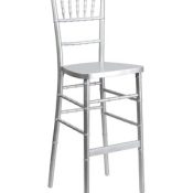 Silver Bar Stool