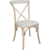 White Wash Vineyard Chair
