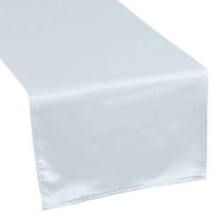 Dusty Blue Satin Table Runner