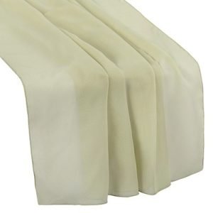 Champagne Chiffon Table Runner