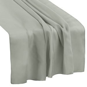 Silver Chiffon Table Runner