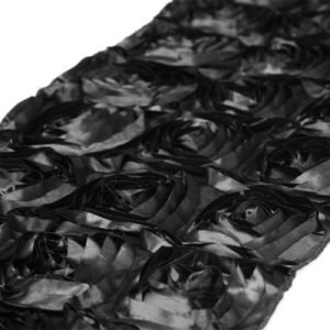 Black Rose Table Runner