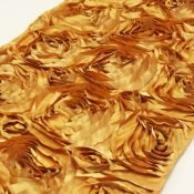 Gold Rose Table Runner