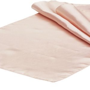 Blush Satin Table Runner
