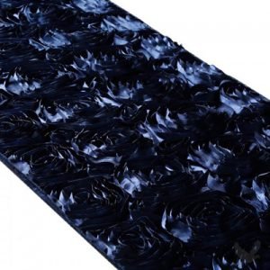 Navy Rose Table Runner