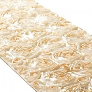 Ivory Rose Table Runner